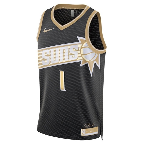 Phoenix Suns Devin Booker #1 Nike Men's Black Select Series NBA Swingman Jersey - Picture 1 of 6